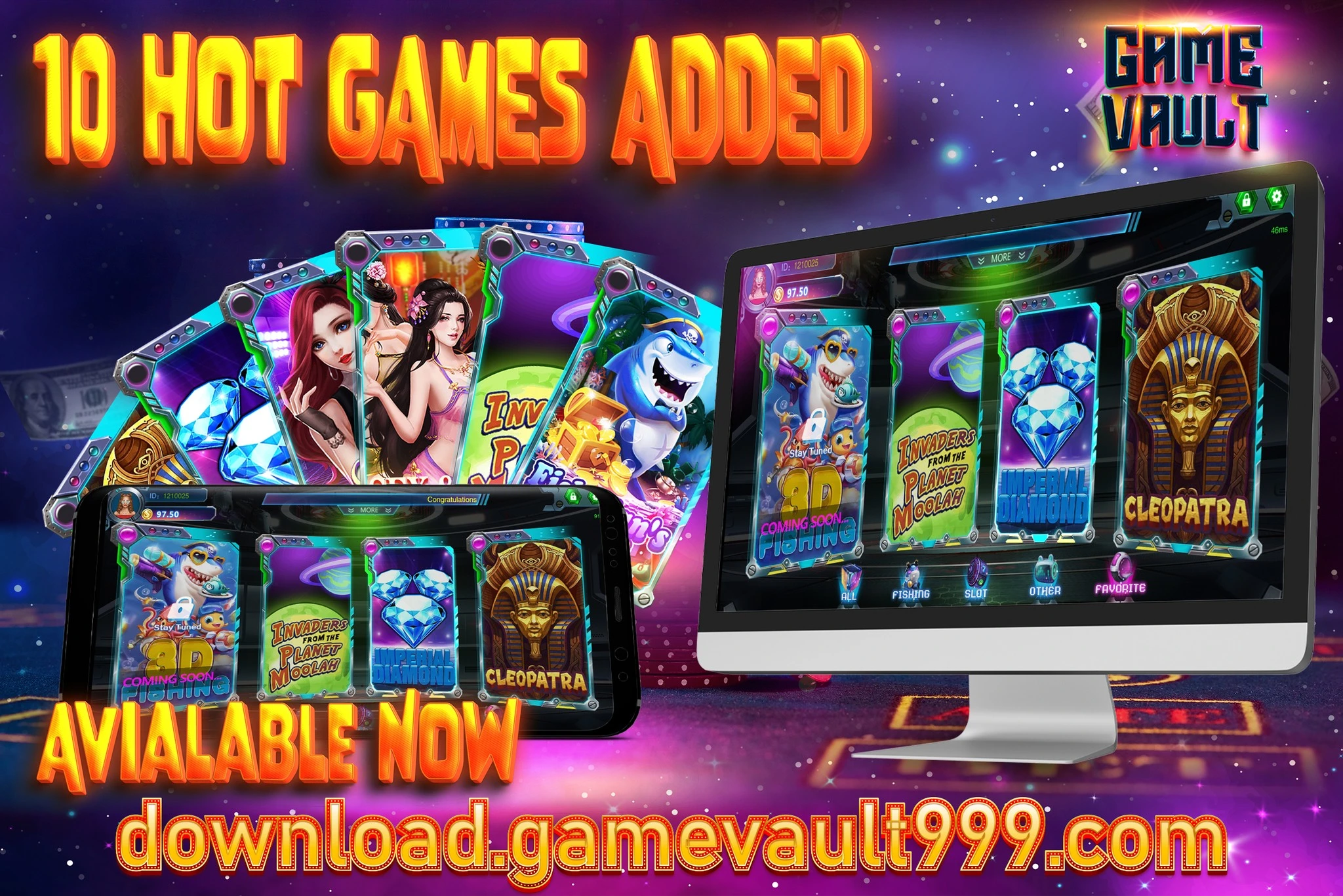 Vegas Sweeps casino software games